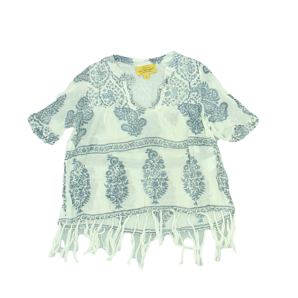 Roberta Roller Rabbit Girls Blue | White Cover-up size: 12 Months